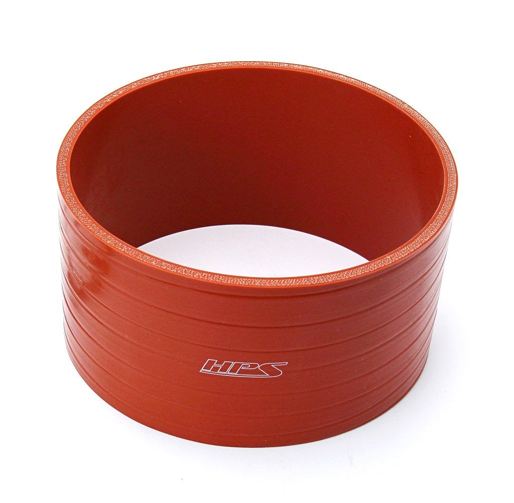 HPS 5" (127mm) ID Silicone Straight Coupler Hose, Ultra High Temp 4-ply Aramid Reinforced, Max. Temperature Rating 500F