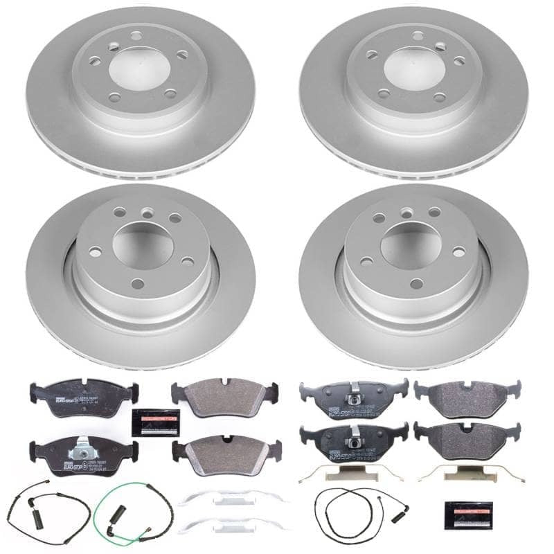 Power Stop 01-05 BMW 325xi Front & Rear Euro-Stop Brake Kit