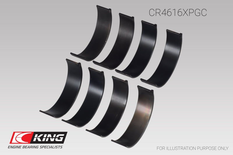 King Engine Bearings Connecting Rod Bearing Set - Size +0.05mm - 2013-2021 Scion FR-S / Subaru BRZ / Toyota 86