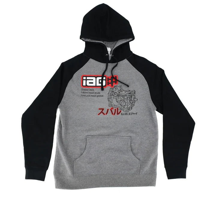 IAG Performance IAG Closed Deck Hoodie / Black and Gray / Size - M