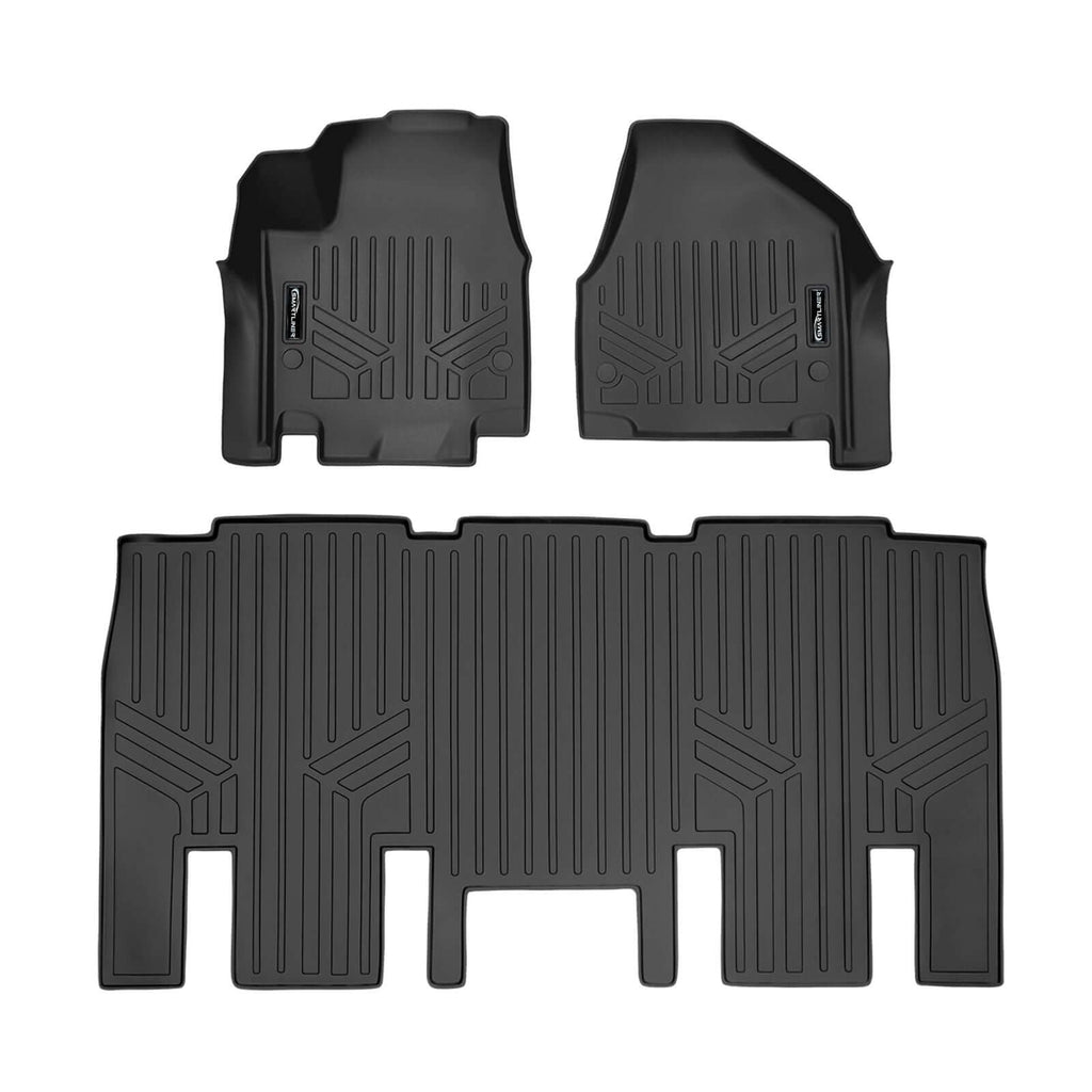 SMARTLINER Floor Liners for 2017-2026 Chrysler Pacifica with 2nd Row Bench (Touring & L Models)