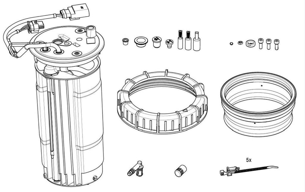 BMW E9X 335d Diesel Emissions Fluid Heater Assembly OEM F01C600252 (BMW SCR Reservoir Heater Assembly)
