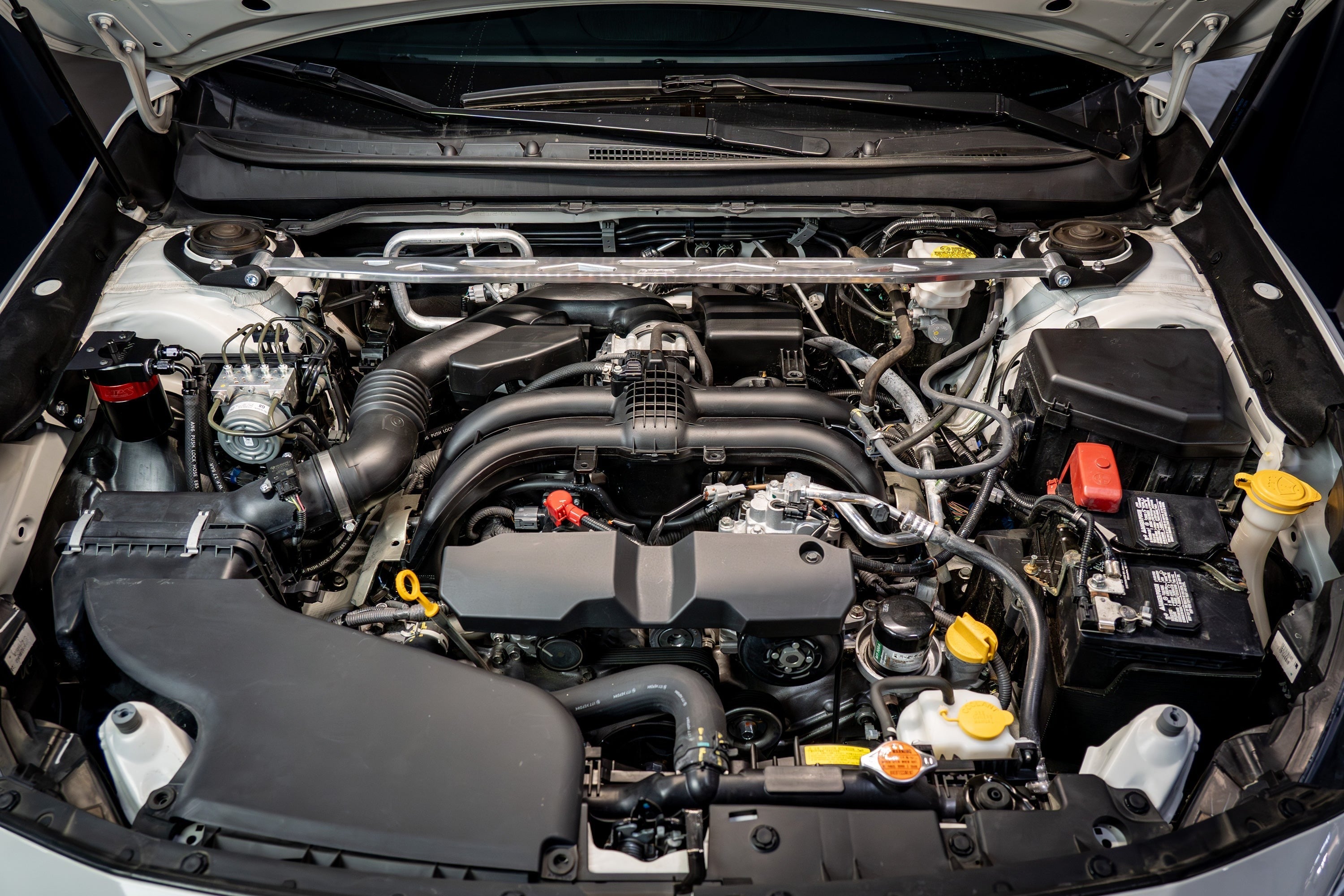 HPS Performance Aluminum Oil Catch Can Kit 2015-2019 Subaru Legacy 2.5L Non Turbo, 860-006