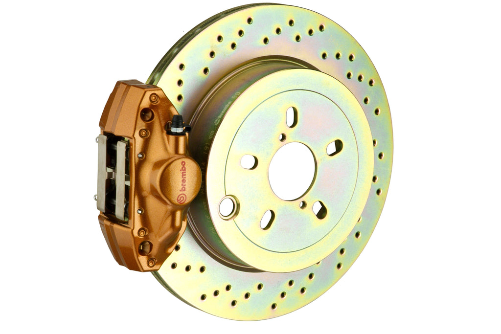 Brembo Rear 2 Piston Slotted or Drilled Brake Kit - 2015-2017 Subaru WRX