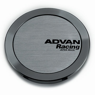 Advan Racing Center Cap 63MM Full Flat Type Hyper Black - Universal