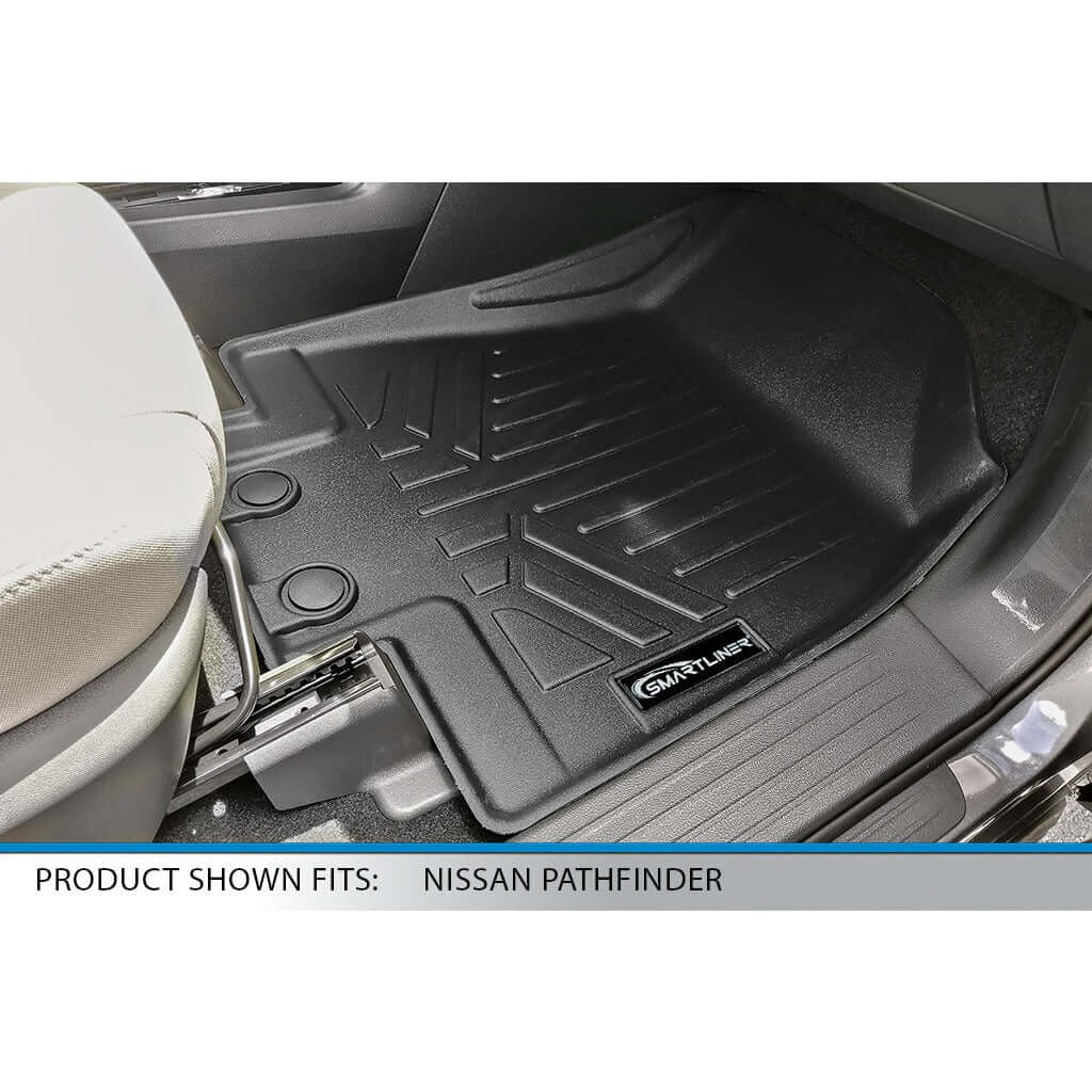 SMARTLINER Floor Liners for 2022-2026 Nissan Pathfinder (7 Passenger)