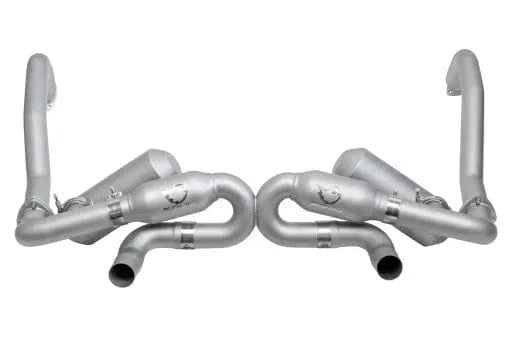 Porsche 718 GT4 / Spyder / GTS Cayman Race Exhaust (Resonated) - Reuse Factory Tips