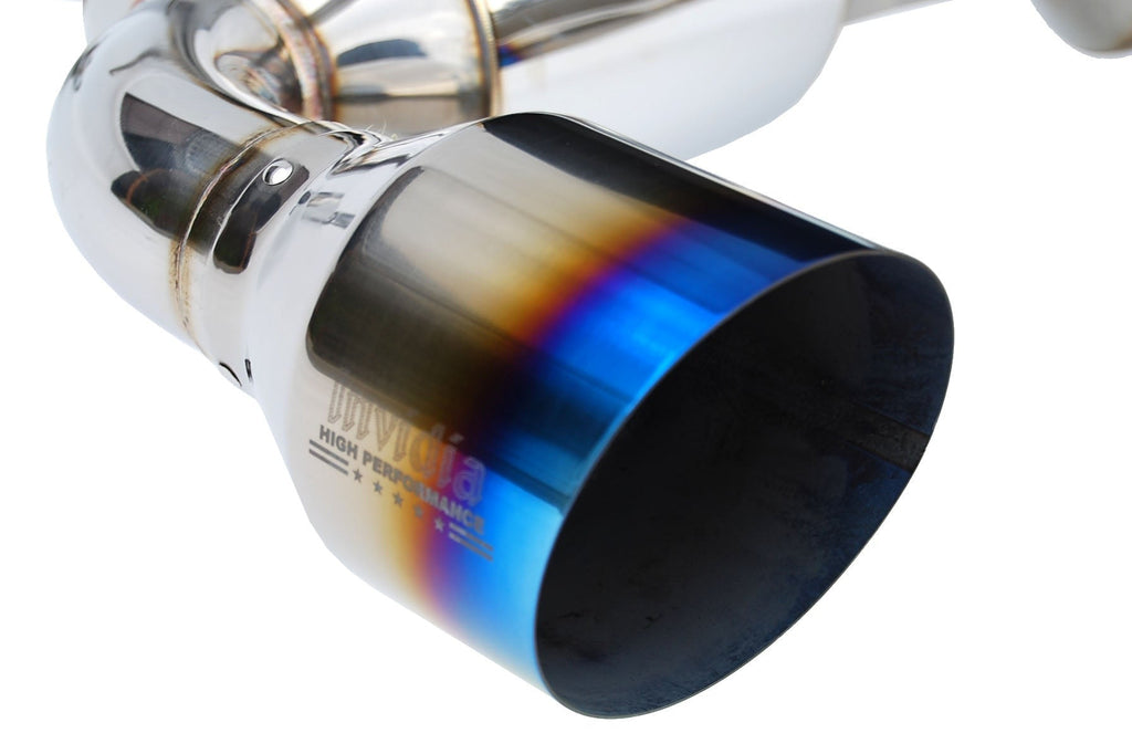 Invidia N2 Cat Back Exhaust - Titanium Tips - 2013-2024 Scion FR-S / Subaru BRZ / Toyota GR86