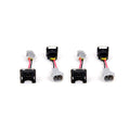 Fuel Injector Clinic Injector Plug Adapters for Jetronic/EV1 (Female) to Denso (Male) Set of 4 - Universal