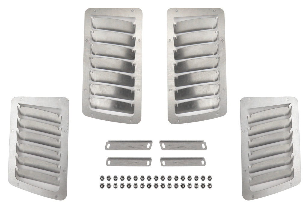 Verus Engineering Slanted Hood Louver Kit Aluminum - 2013-2021 Scion FR-S / Subaru BRZ / Toyota 86