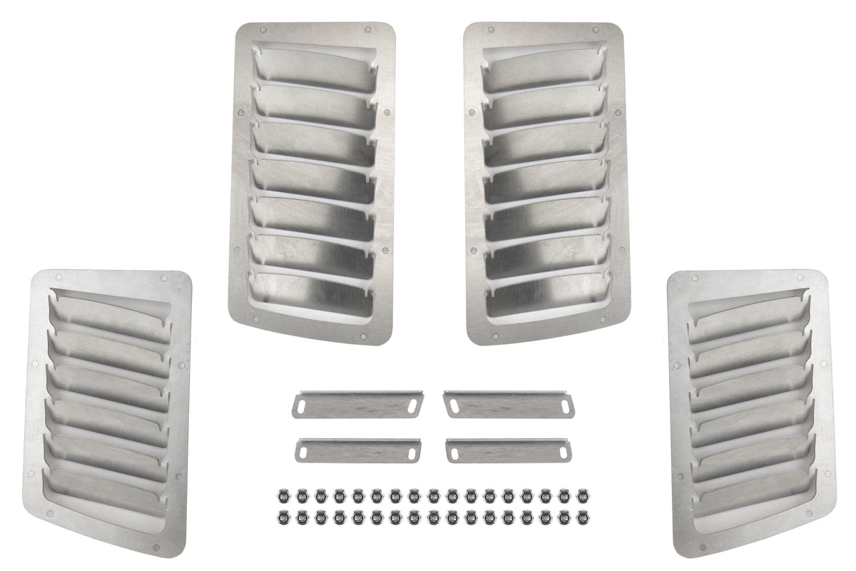 Verus Engineering Slanted Hood Louver Kit Aluminum - 2013-2021 Scion FR-S / Subaru BRZ / Toyota 86