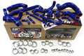 HPS Blue Reinforced Silicone Radiator and Heater Hose Kit Coolant BMW 88-91 E30 M3 Left Hand Drive