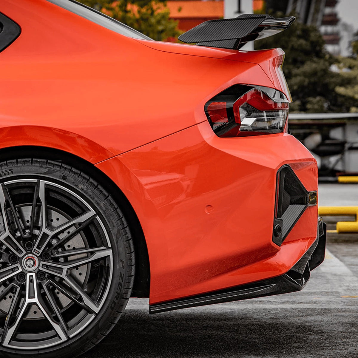 G87 SQ Dry Carbon Fiber Rear Bumper Trim