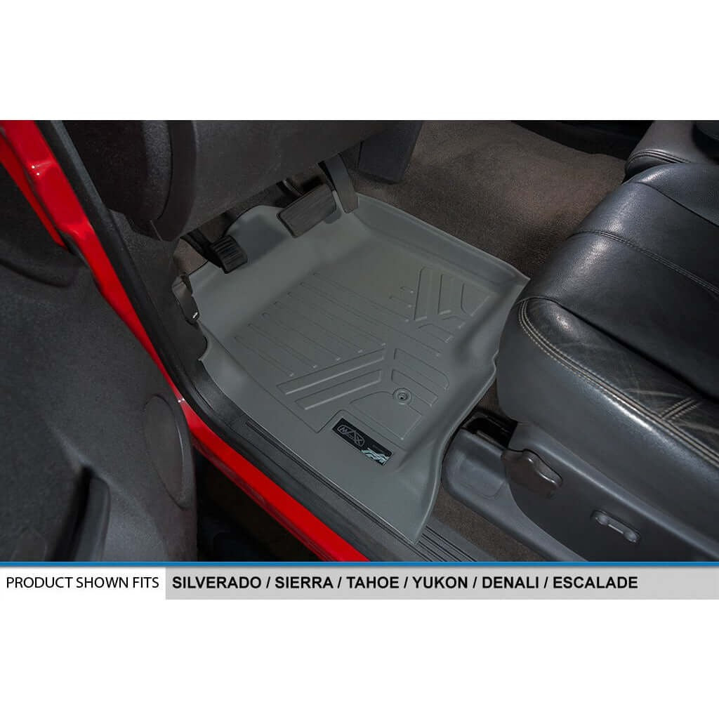 Smart TrimTM Floor Liners For 2007-2013 Silverado/Sierra 1500 Crew Cab - 2007-2014 2500/3500 HD Crew Cab