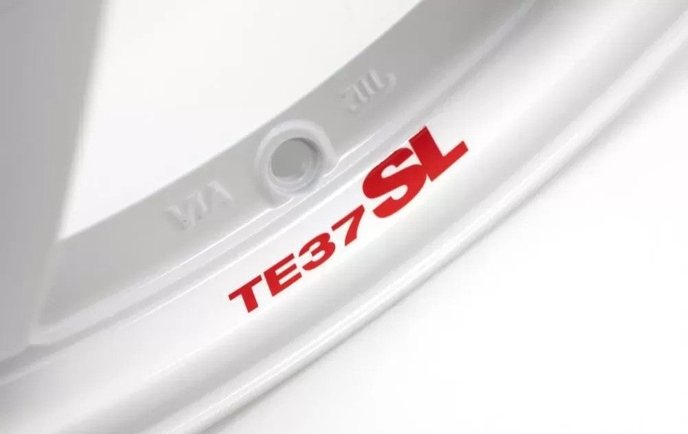 Volk TE37SL Dash White 5x112 19x10.5 +35 5x112 (Single Wheel) - 2020-2024 Toyota GR Supra