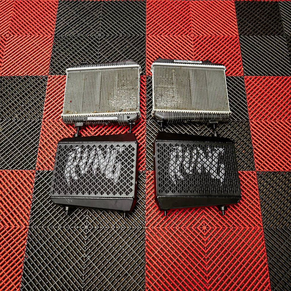Rvng (G80,G82,G87) S58 Auxilary Coolers w/ Built in Rock Guard
