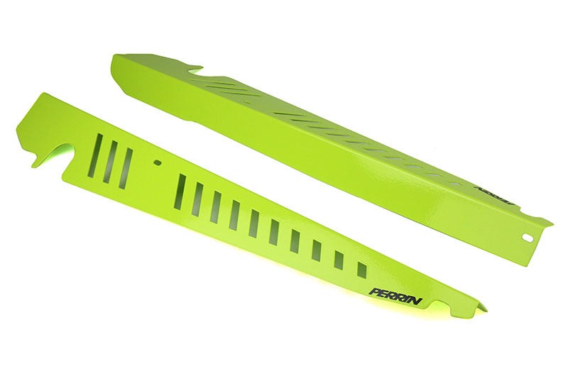 PERRIN Performance Fender Shroud (Neon Yellow) - 2015-2021 Subaru WRX / STI