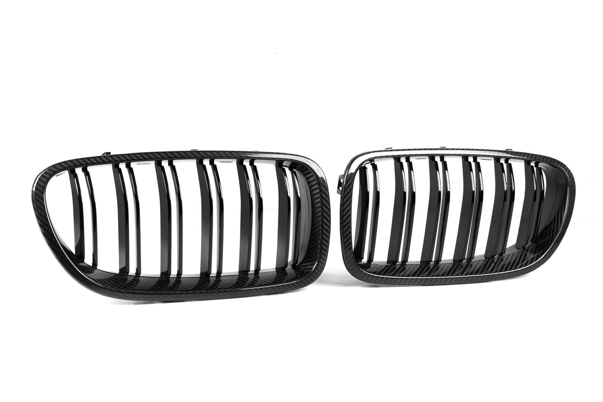 5 Series F10 Double Slat Dry Carbon Fiber Grill