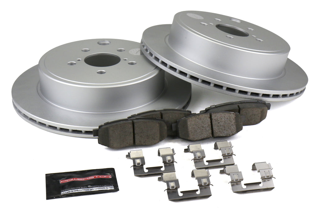 Power Stop Z17 Coated Brake Kit (Rear) - 2013-2016 Scion FR-S / 2013-2020 Subaru BRZ / 2017-2019 Toyota 86