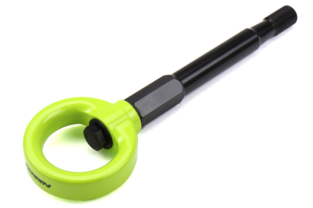 PERRIN Performance Rear Tow Hook Kit (Neon Yellow) - 2013-2016 Scion FR-S / 2013-2024 Subaru BRZ / 2017-2020 Toyota 86 / 2022-2024 GR86