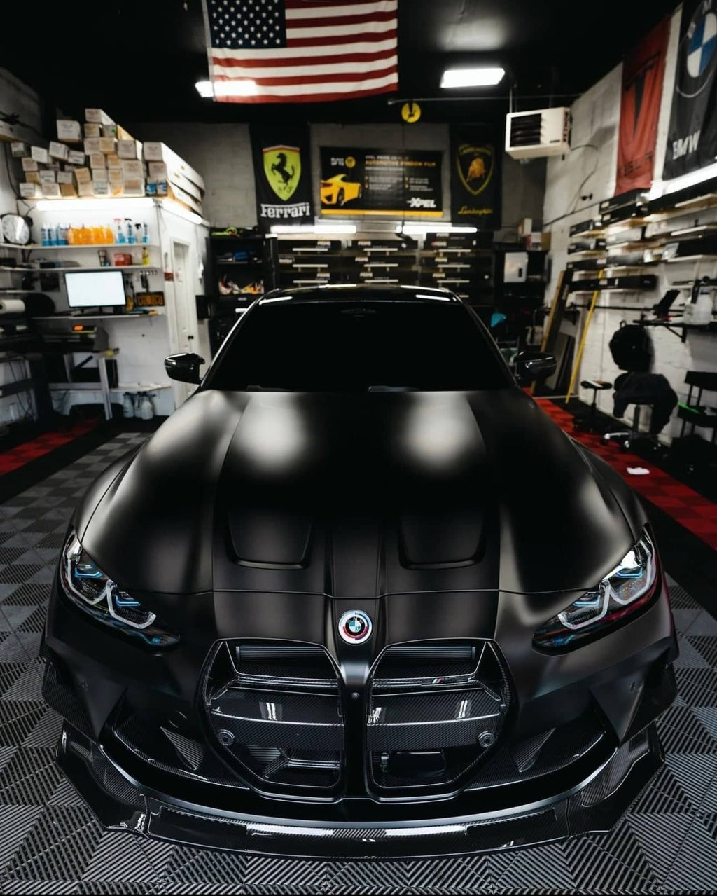 G8X Dry Carbon Fiber V Style Front Lip