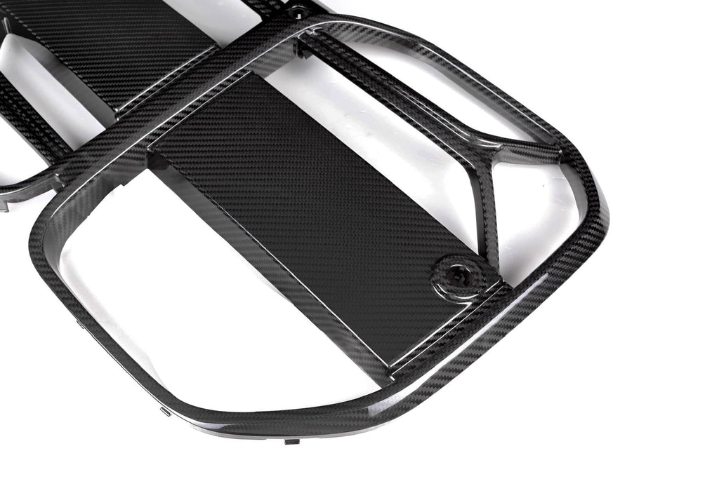 4 Series Gran Coupe G26 CSL Style Dry Carbon Fiber Grill With or Without ACC