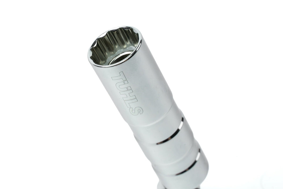 Tuhls 3/8" Drive 16mm Magnetic Swivel Spark Plug Socket