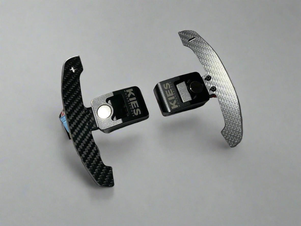 KIES Motorsports Carbon Fiber Magnetic Paddle Shifters for BMW / Mini / Toyota Supra - F Series / G Series / A90 - A91