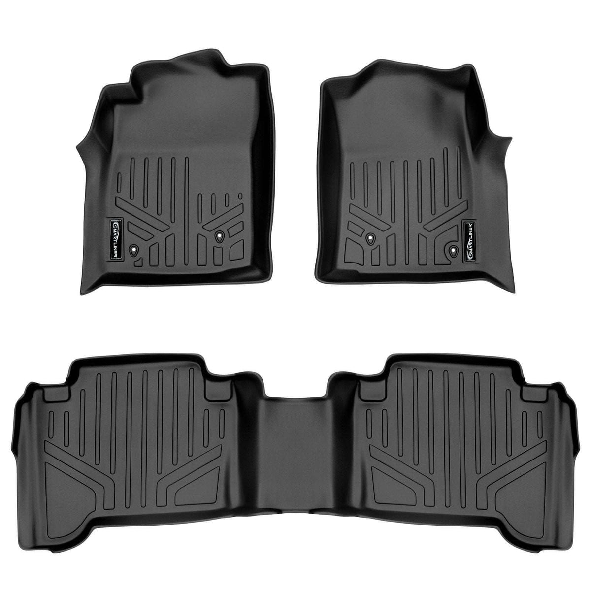 SmartCoverageTM Floor Liners For 2005-2011 Toyota Tacoma Double Cab (No Manuals)