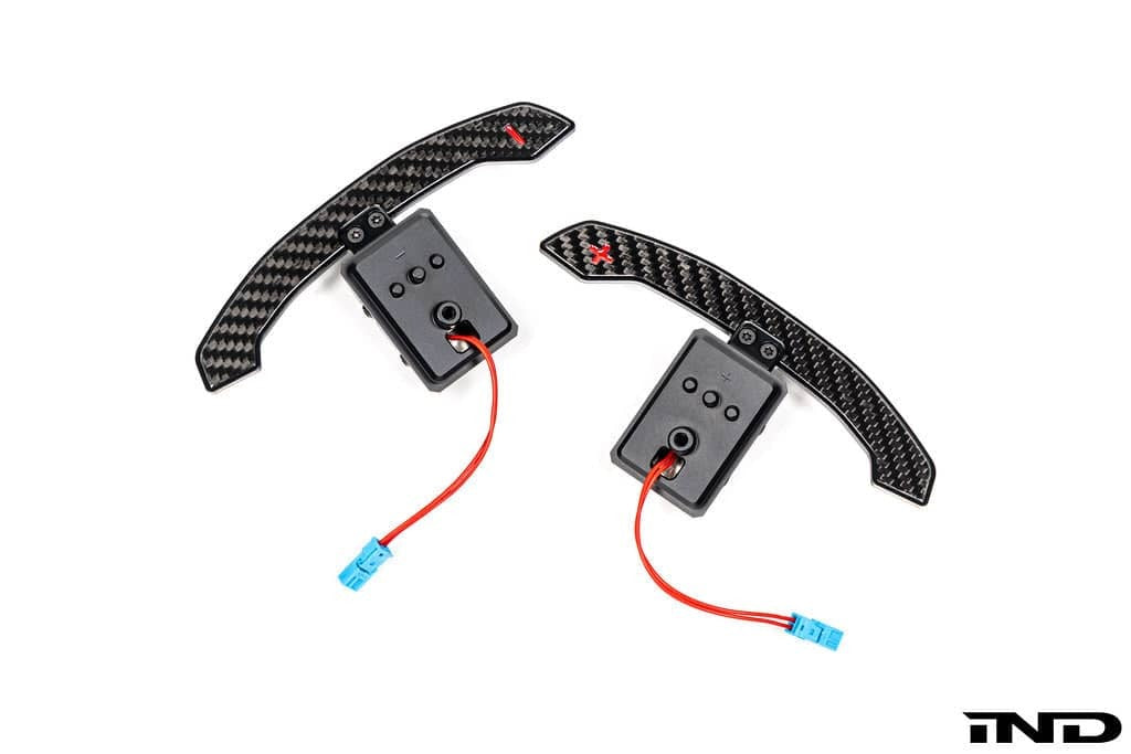 JQ Werks / MadTrace BMW G-Chassis Clubsport Magnetic Shift Paddle Set - Carbon V3