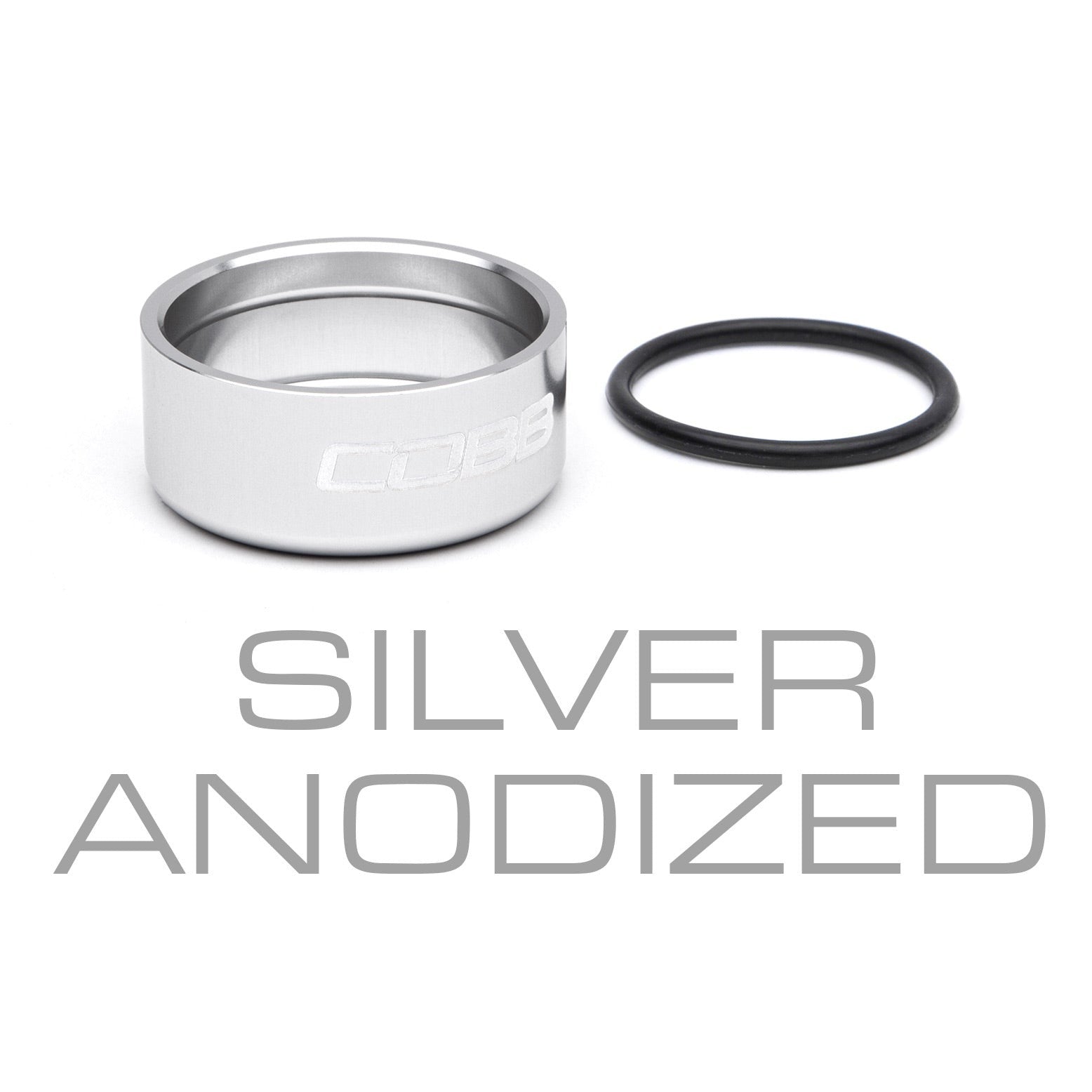 COBB Shift Knob Trim Ring - Silver Anodized - 2013-2016 Scion FR-S / 2013-2026 Subaru BRZ / 2017-2026 Toyota GR86/86