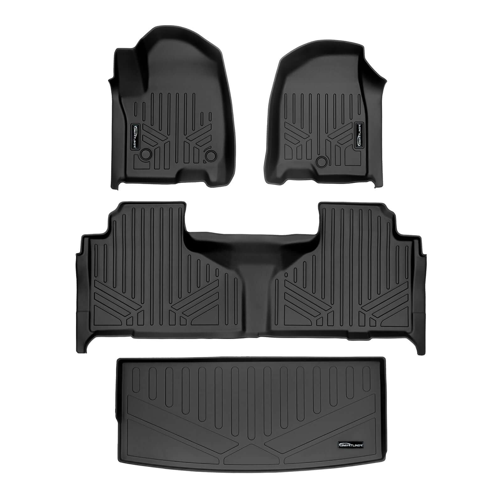 SMARTLINER Floor Liners for 2021-2026 Chevrolet Tahoe/GMC Yukon (2nd Row Bench)