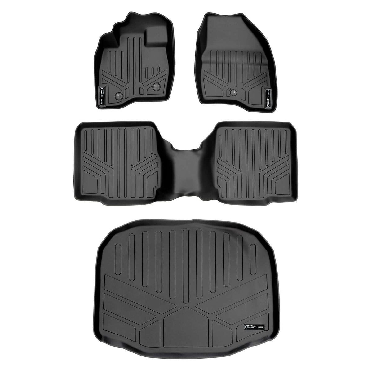 SMARTLINER Floor Liners for 2017-2019 Ford Explorer (with 2nd Row Center Console)