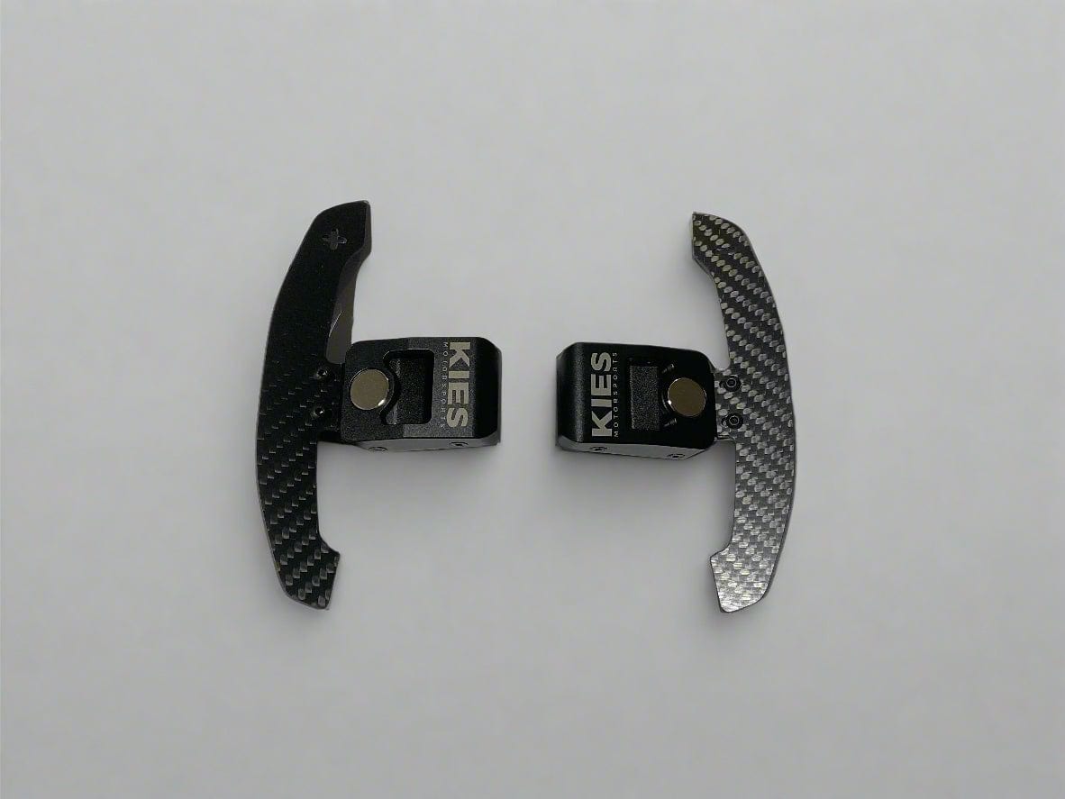 KIES Motorsports Carbon Fiber Magnetic Paddle Shifters for BMW / Mini / Toyota Supra - F Series / G Series / A90 - A91