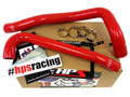 HPS Reinforced Red Silicone Radiator Hose Kit Coolant Jeep 97-02 Wrangler TJ 2.5L 4Cyl