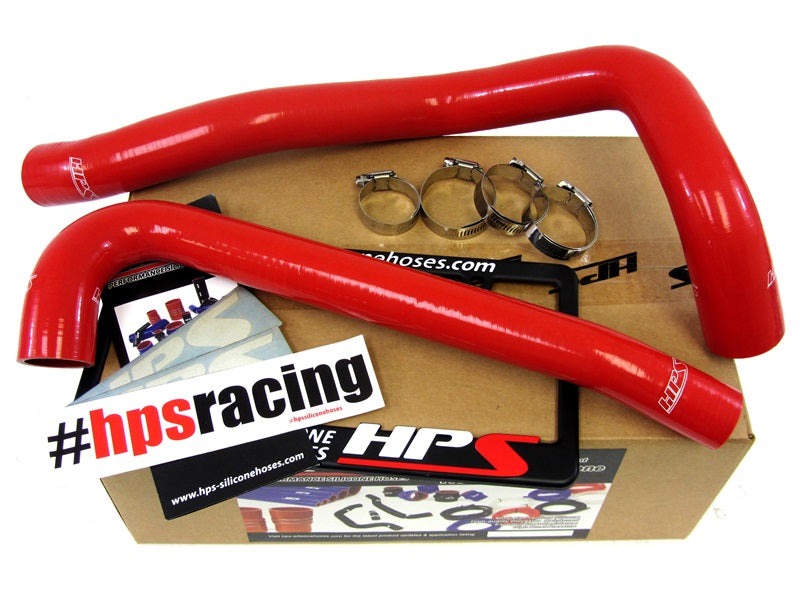 HPS Reinforced Red Silicone Radiator Hose Kit Coolant Jeep 97-02 Wrangler TJ 2.5L 4Cyl