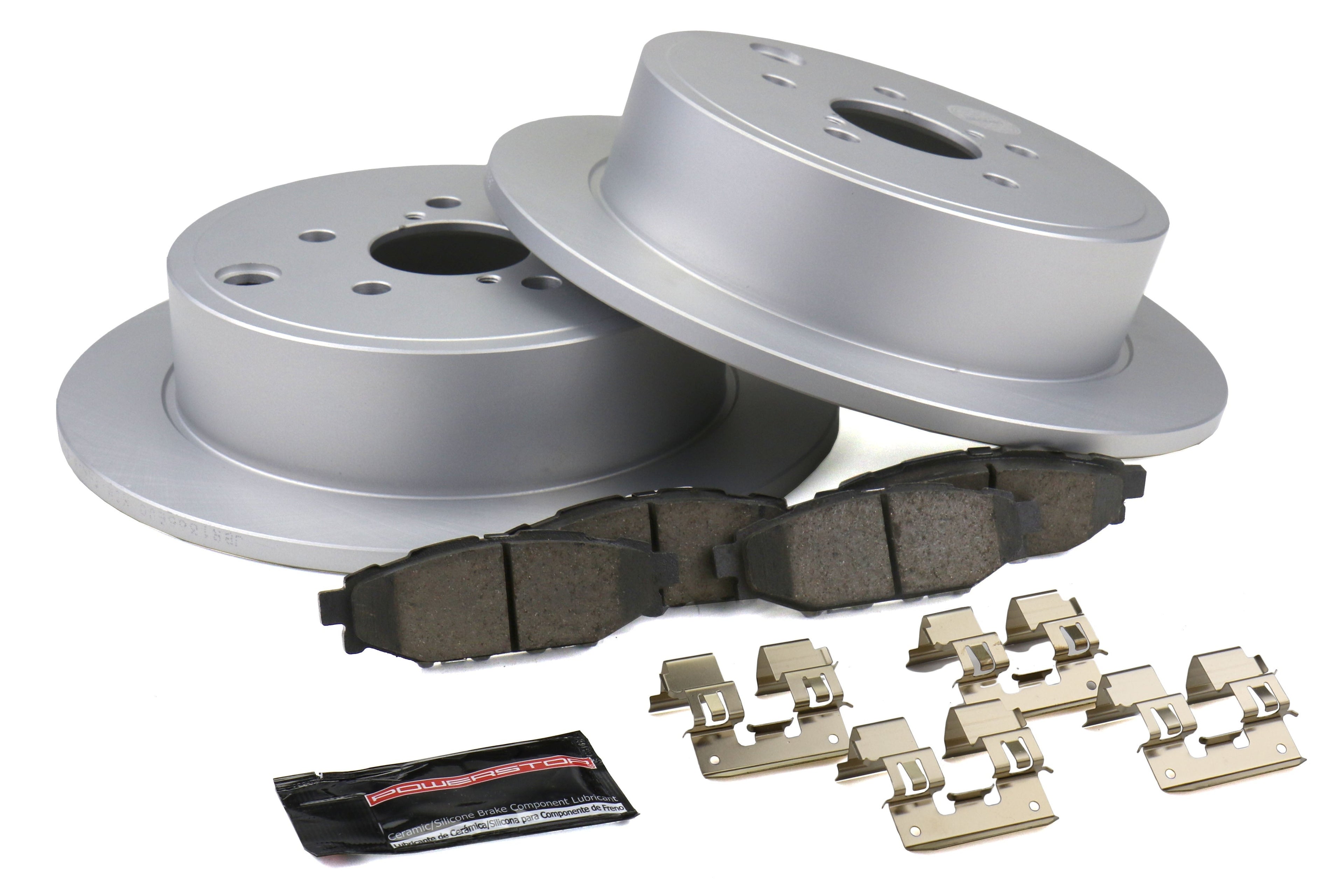 Power Stop Z17 Coated Brake Kit (Rear) - 2009-2013 Subaru Forester / 2008-2014 Impreza / 2010-2013 Legacy / 2010-2011 Outback