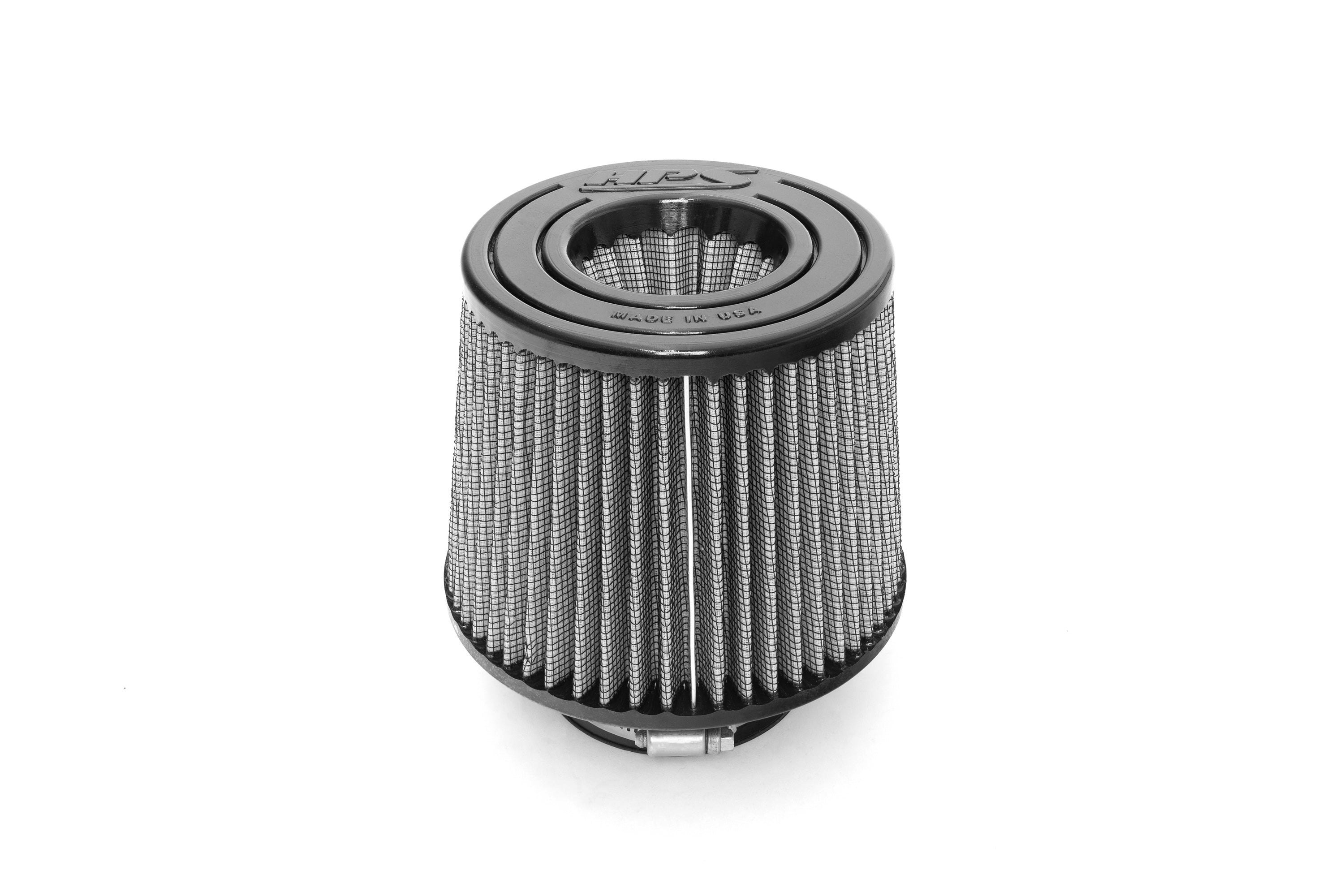 HPS Performance 3.5" Open Top Dual Cone Air Filter, 6.5" Length, HPS-4343