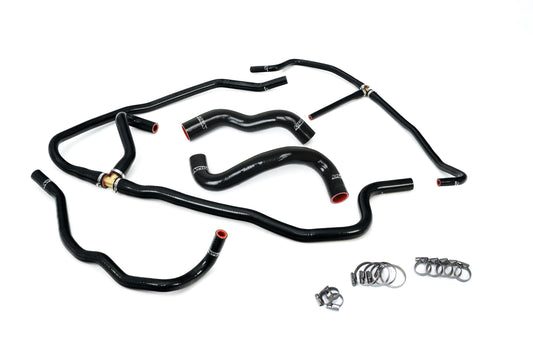 HPS Reinforced Black Silicone Radiator + Heater Hose Kit Coolant Chevy 09-13 Corvette 6.2L V8