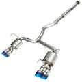 AWE Tuning Touring Edition Exhaust - Vapor Blue Quad Tips - 2015-2021 Subaru WRX Sedan