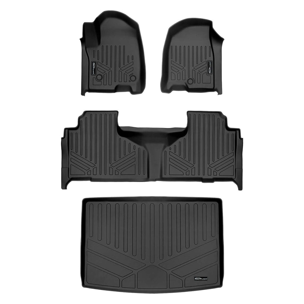 SMARTLINER Floor Liners for 2021-2026 GMC Yukon XL/ Yukon Denali XL (2nd Row Bench)