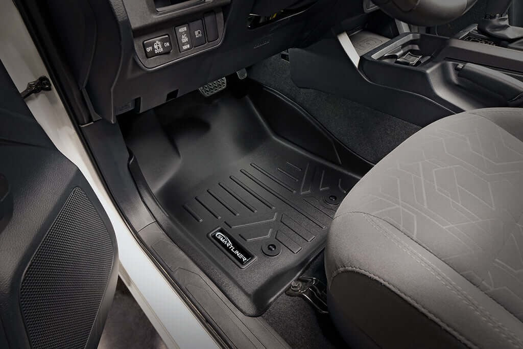 SmartCoverageTM Floor Liners For 2018-2023 Toyota Tacoma Double Cab (Automatic Transmission)