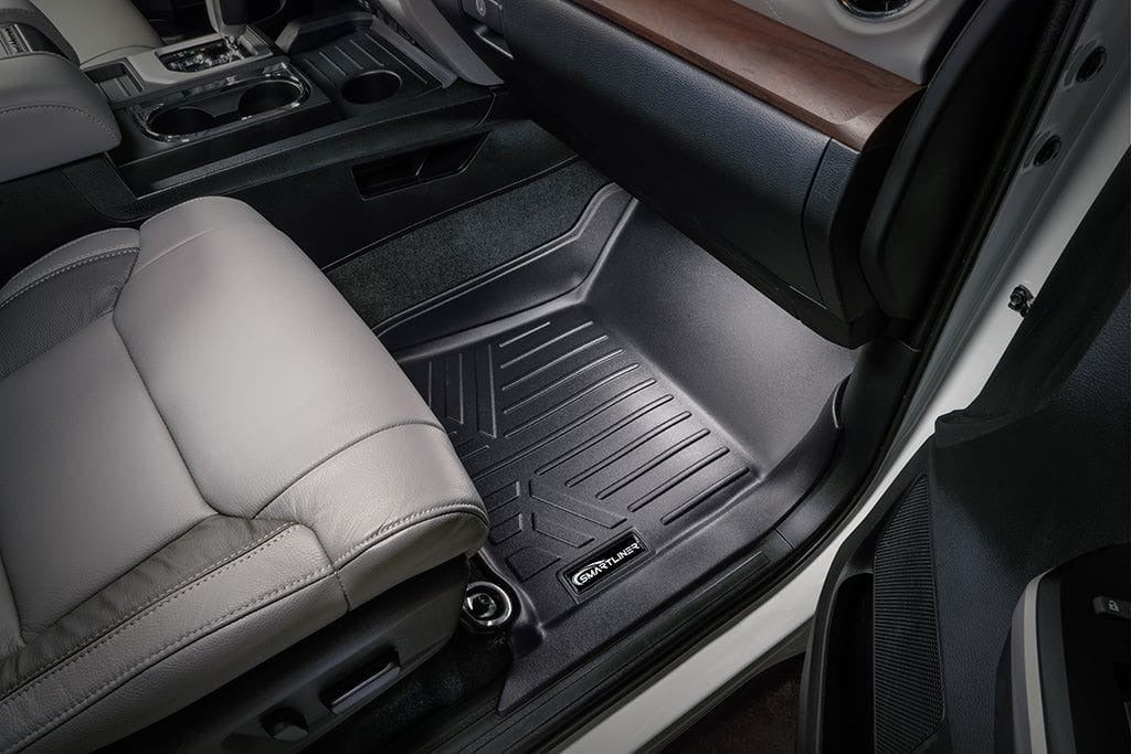 SMARTLINER Floor Liners for 2014-2021 Toyota Tundra Double Cab (with Coverage Under 2nd Row Seat)