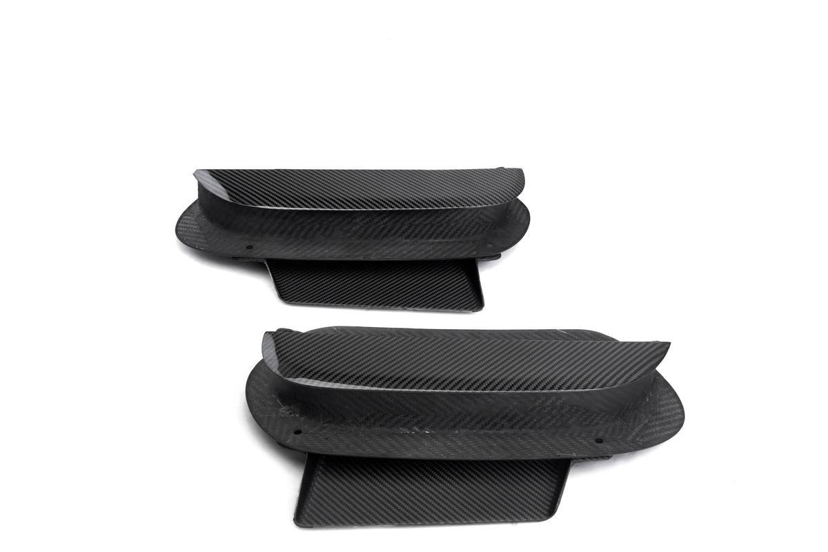 G90 M5 SQ Style Dry Carbon Fiber Vented Hood Inlet and Trim