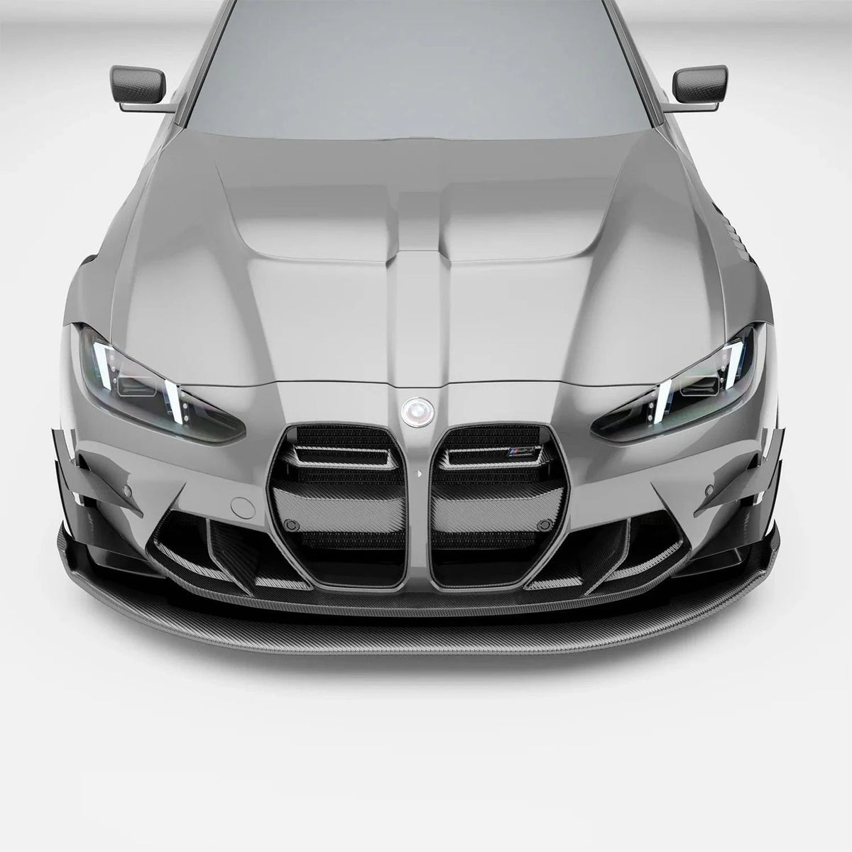 Revozport Carbon Fiber Front Air Dam for BMW G80 G81 M3 G82 G83 M4 2021-2024