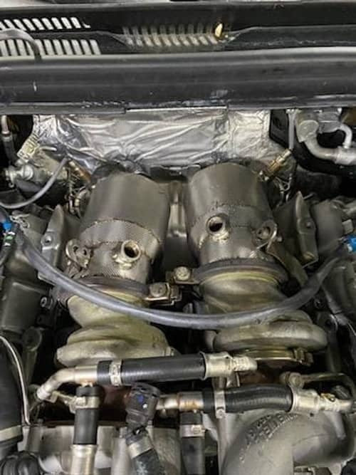 MAD BMW F90 M5 F92 M8 Primary Catted Downpipes S63R (No Heat Shield)