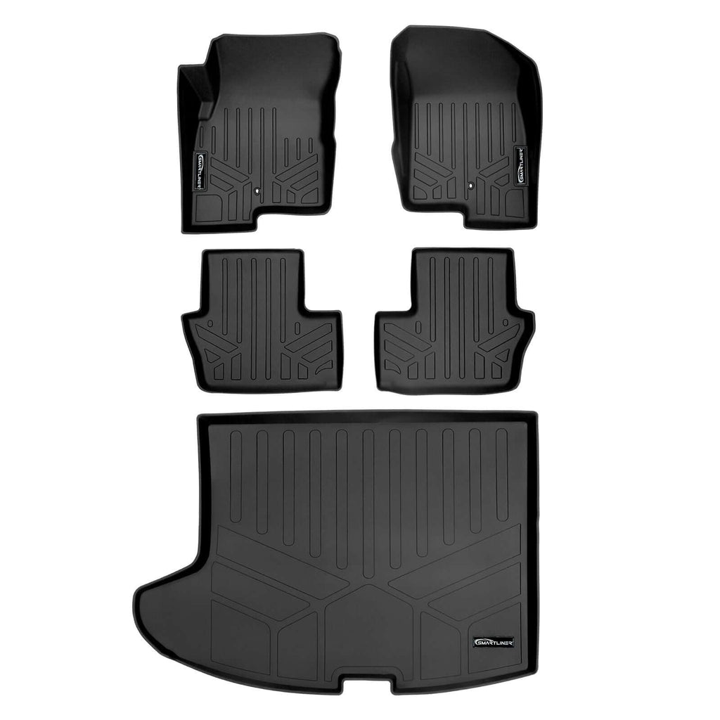 SMARTLINER Custom Fit Floor Liners For 2007-2017 Jeep Patriot / Compass Old Body Style