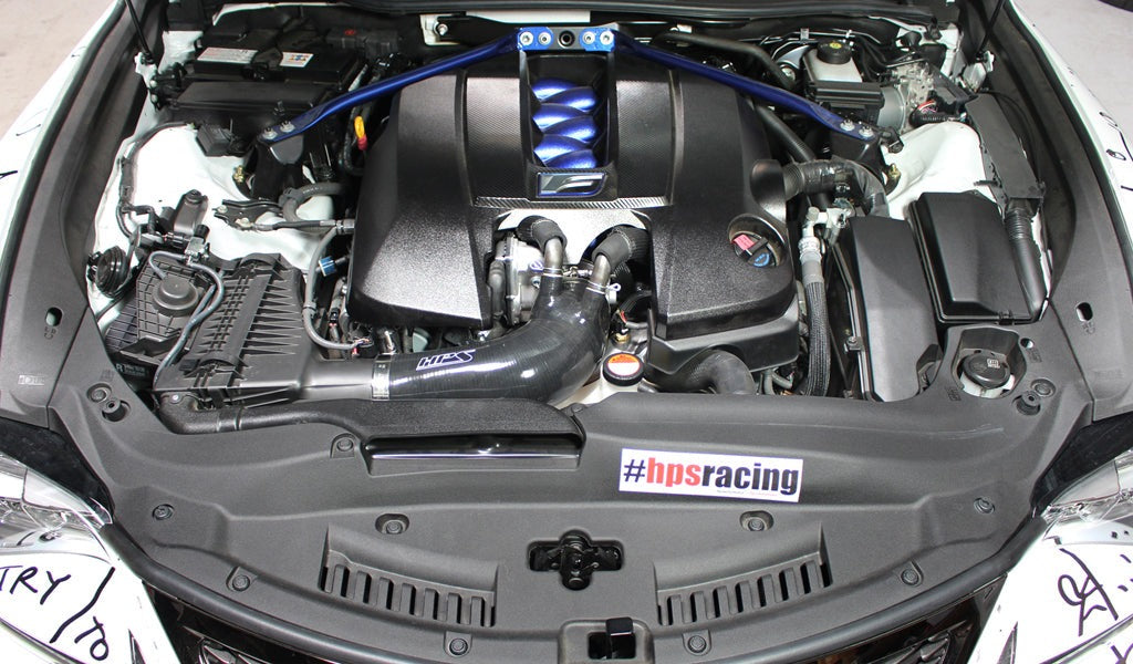 HPS Silicone Air Intake Kit Post MAF Hose Lexus 2015-2022 RC F V8 5.0L, 57-1499