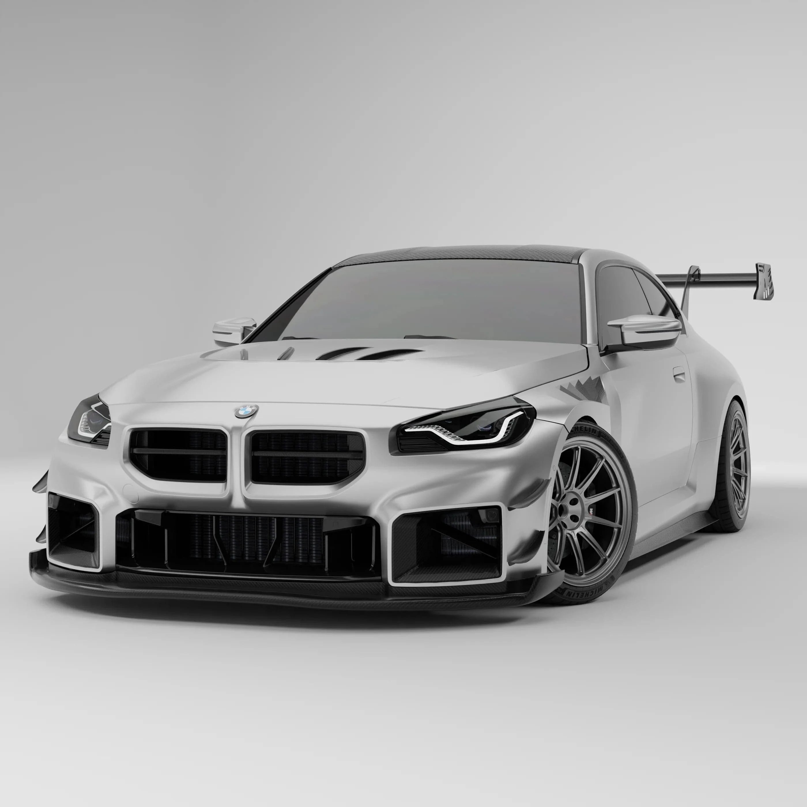 Revozport Carbon Fiber Front Grill for BMW G87 M2