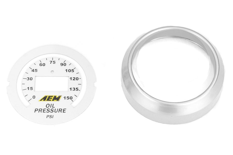 AEM Oil Pressure Gauge Digital 0-150psi 52mm - Universal